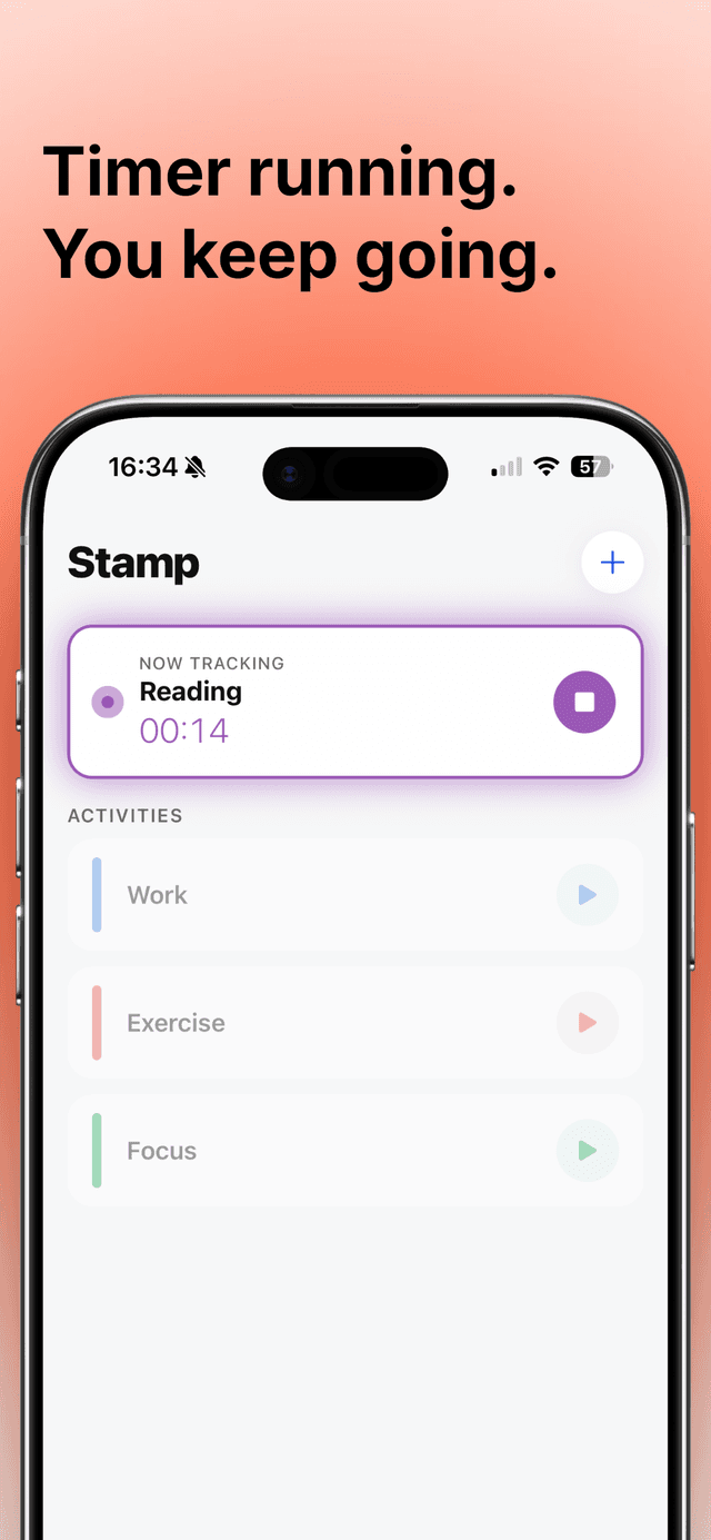 Timer running